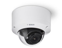 Bosch Caméra dôme IP fixe professionnelle 2MP HDR 60fps, objectif 3.2-10.5mm, IR jusqu'à 45m, port I/O, IP54, NDAA