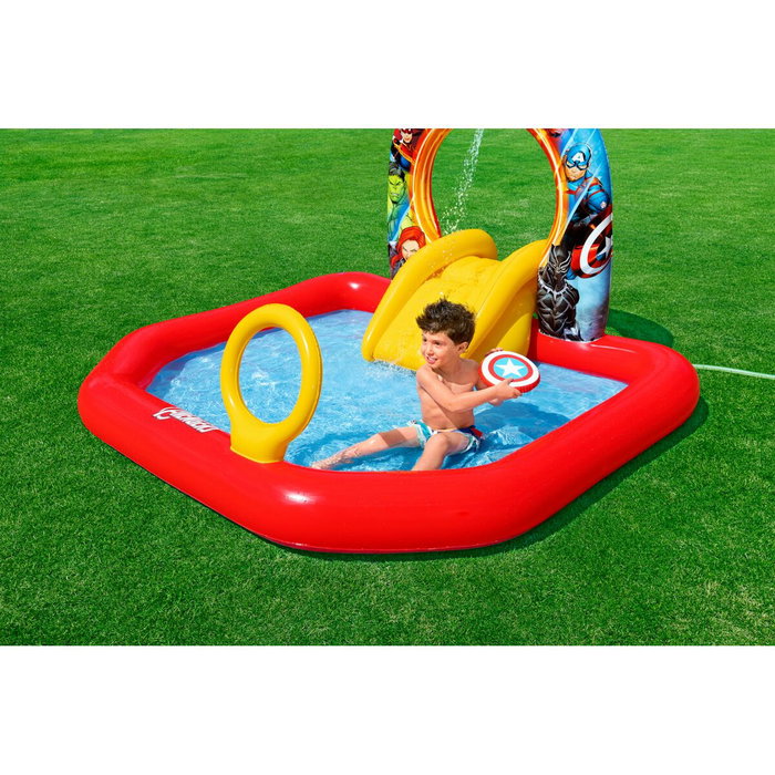 Bestway Piscina Hinchable Parque de Juegos Avengers 211x198x125 cm