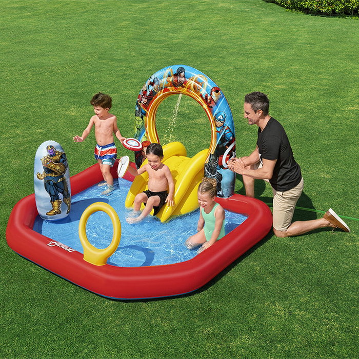Bestway Piscina Hinchable Parque de Juegos Avengers 211x198x125 cm