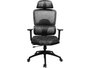 Sandberg ErgoFusion Gaming Chair Pro - Fauteuil de bureau et gaming ergonomique avec dossier en mesh, réglable en hauteur, inclinaison et accoudoirs
