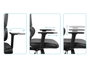 Sandberg ErgoFusion Gaming Chair Pro - Fauteuil de bureau et gaming ergonomique avec dossier en mesh, réglable en hauteur, inclinaison et accoudoirs