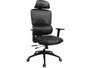 Sandberg ErgoFusion Gaming Chair Pro - Fauteuil de bureau et gaming ergonomique avec dossier en mesh, réglable en hauteur, inclinaison et accoudoirs
