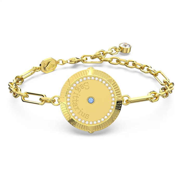 Swarovski Pulsera Zodiac Sagittarius Dorée 20cm