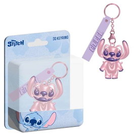 Cerdá Porte-clés 3D Stitch Angel Rose