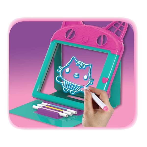 Cefa Pizarra Magica La Casa de Muñecas de Gabby avec lumières LED 37x28x5 cm dès 5 ans