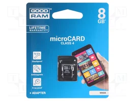 GOODRAM Carte mémoire microSDHC 8GB