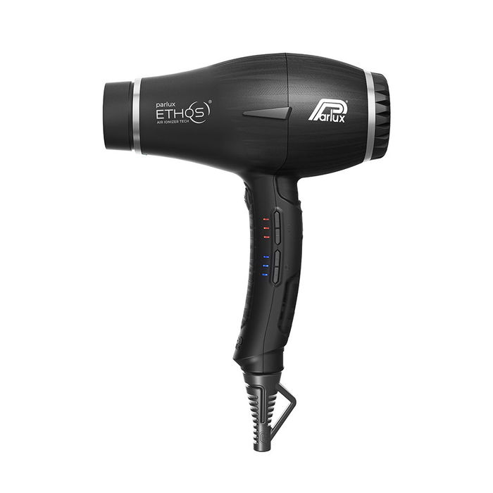 Parlux Sèche-cheveux ETHOS #Noir 1 u - 2300W, 9 réglages vitesse/température, Ionisation, Câble rotatif 360°