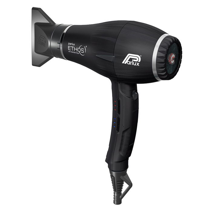 Parlux Sèche-cheveux ETHOS #Noir 1 u - 2300W, 9 réglages vitesse/température, Ionisation, Câble rotatif 360°
