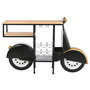 Range Bouteilles Home ESPRIT Noir Doré 134 X 36 X 92 CM