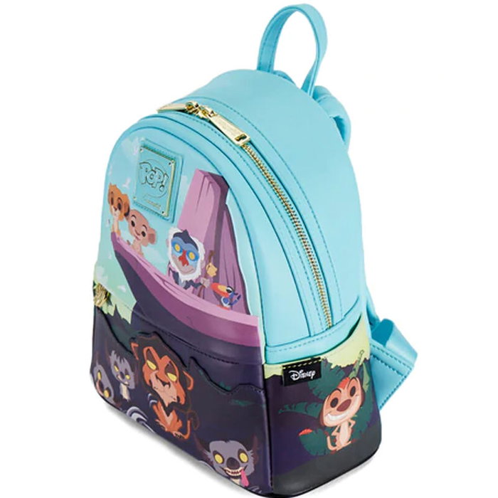 LOUNGEFLY Sac à dos Disney Le Roi Lion Pride Rock - Mochila 22.5 x 26.25 x 11.25 cm