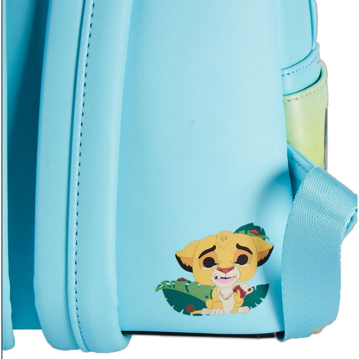 LOUNGEFLY Sac à dos Disney Le Roi Lion Pride Rock - Mochila 22.5 x 26.25 x 11.25 cm