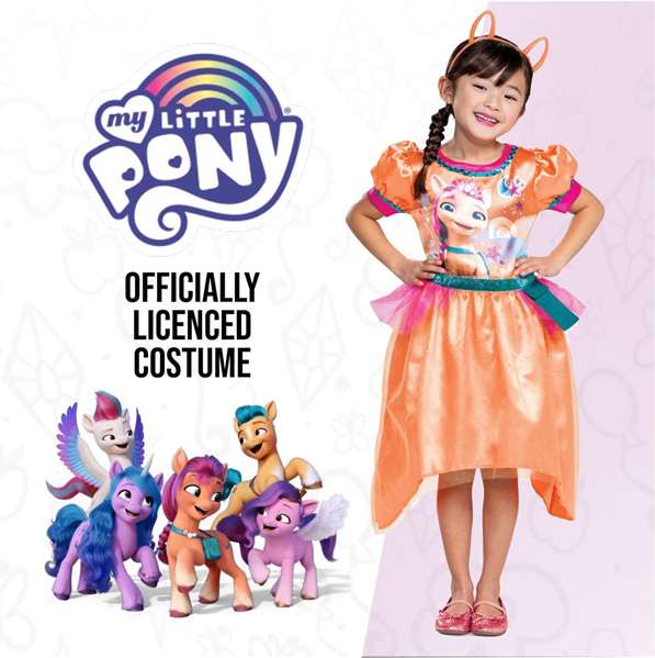 Hasbro Mon Petit Pony Sunny Starscout Classic - Déguisement - Taille 4-6 ans