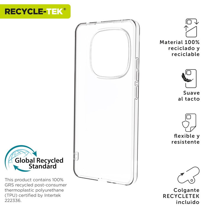 Protection pour téléphone portable Muvit Xiaomi Redmi Note 14 Pro+ 5G Transparent