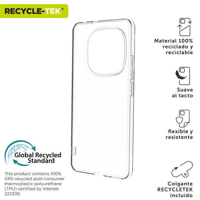 Protection pour téléphone portable Muvit Xiaomi Redmi Note 14 Pro+ 5G Transparent