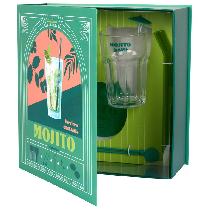 Cook Concept Coffret de bar Mojito 10 pièces Dolce Vita