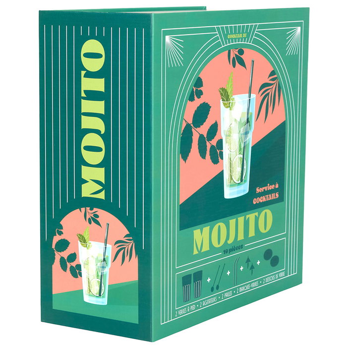 Cook Concept Coffret de bar Mojito 10 pièces Dolce Vita