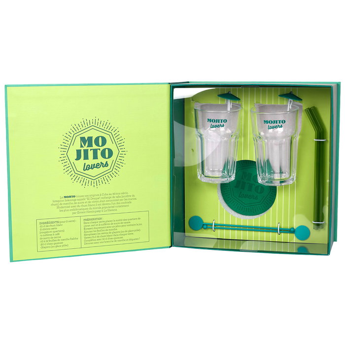 Cook Concept Coffret de bar Mojito 10 pièces Dolce Vita