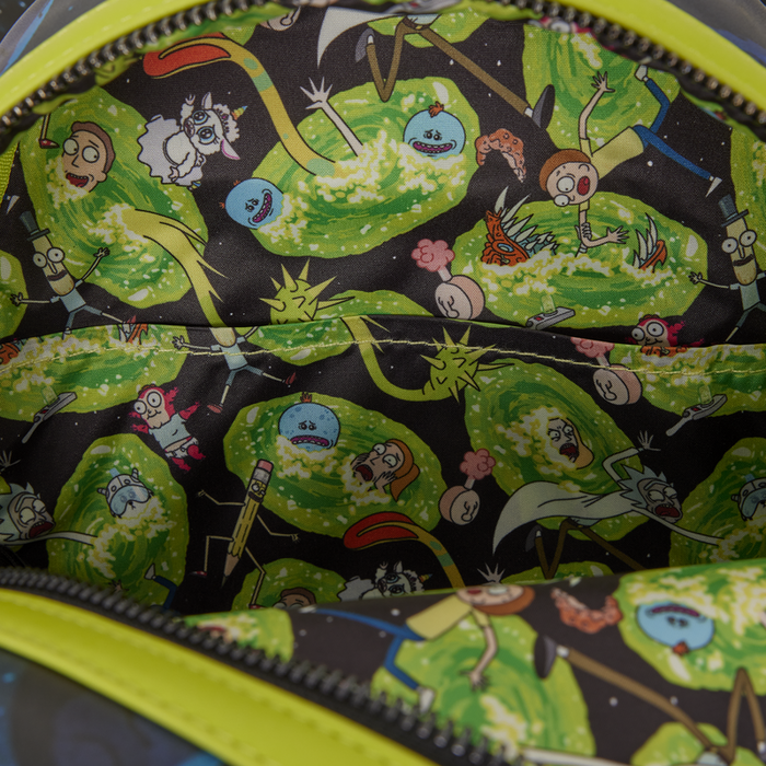 LOUNGEFLY Sac à dos Cartoon Network Rick and Morty Space Cruiser 26cm