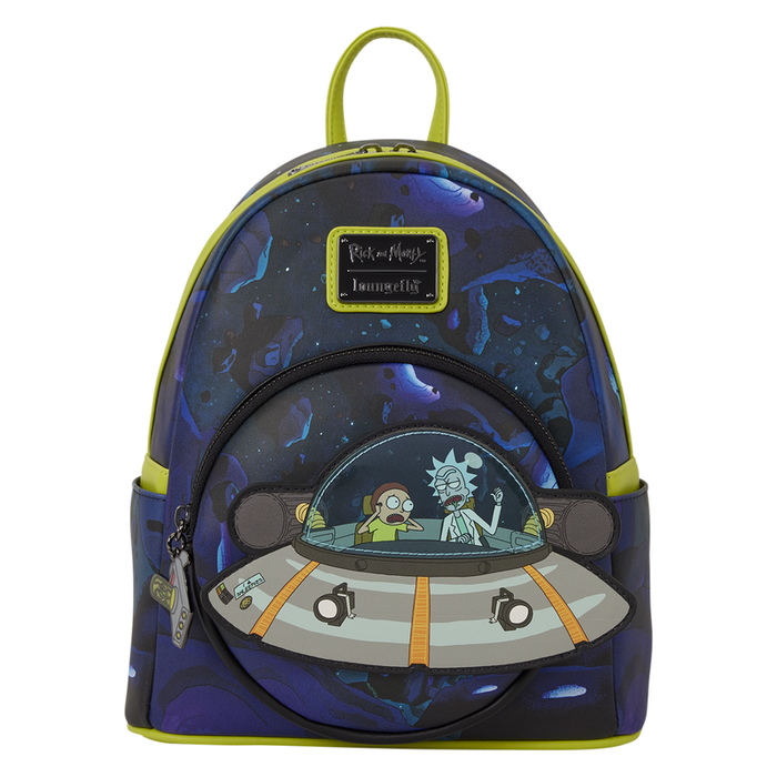 LOUNGEFLY Sac à dos Cartoon Network Rick and Morty Space Cruiser 26cm