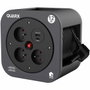 Quarx Enrouleur S-Box 12m avec 3 prises 16A et ports USB Type A et C
