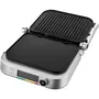 Sencor SBG 6231SS - Grill électrique avec écran LCD, plaques amovibles antiadhésives (30x25 cm), puissance 2100 W, surface CoolTouch