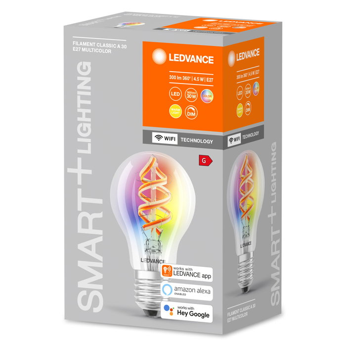 Ledvance SMART Ampoule LED E27 4,5W 300Lm 2700K WiFi Ledvance SMART Ampoule LED E27 4,5W 300Lm 2700K WiFi