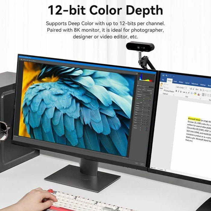 Câble DisplayPort Vention HCFLH Noir 2 m
