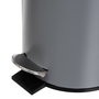 Poubelle à pédale Gris 3 L