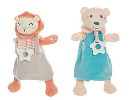 Creaciones Llopis Marioneta Léon - Jouet de dentition et hochet en forme de marionnette pour bébé, 35 cm