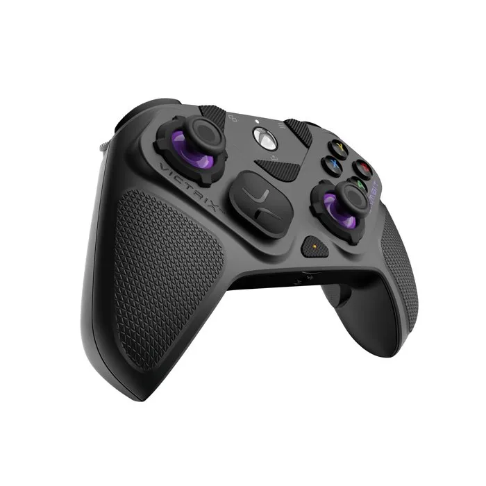 Turtle Beach Victrix Gambit Prime - Manette de jeu Xbox filaire programmable (Xbox Series X|S, Xbox One, PC) avec boutons assignables et audio Dolby Atmos