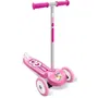 Stamp Trottinette 3 roues SKIDS CONTROL pour enfants à partir de 3 ans, plateau antidérapant, roues inclinables, frein arrière, rose