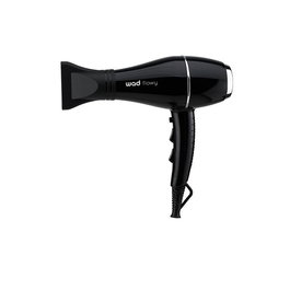 Wad Professional Beauty - Sèche-cheveux professionnel Flowy Black, 2100W, ionique, compact, 2 vitesses, 3 températures, avec 2 buses et diffuseur