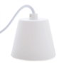 Support de Lampe E27 Câble - Rosette Blanc