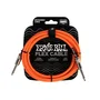 ERNIE BALL Câble d'instrument Flex Jack-Jack SS 3 m - Orange