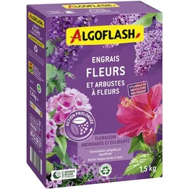 Algoflash - Engrais pour fleurs et arbustes à fleurs Naturasol - 1,5 kg