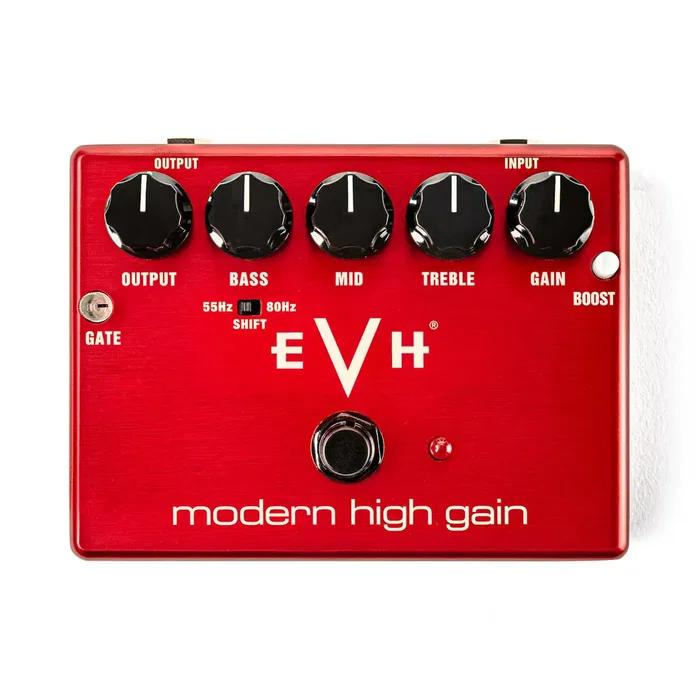 MXR EVH Modern High Gain Pédale de Distorsion, Haute Précision Tonal, Boost et Noise Gate