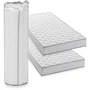 Deko Dream Hahtuva - Lot de 2 Matelas 90x190 cm - Mousse - 14 cm d'épaisseur - 5 Zones de Confort - Pour Lits Superposés