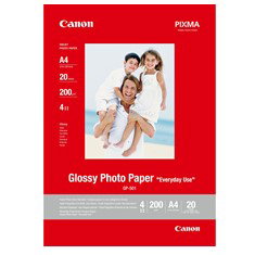 Canon 0775B082 Papier Photographique Brillant GP-501 A4 210x297mm Satiné