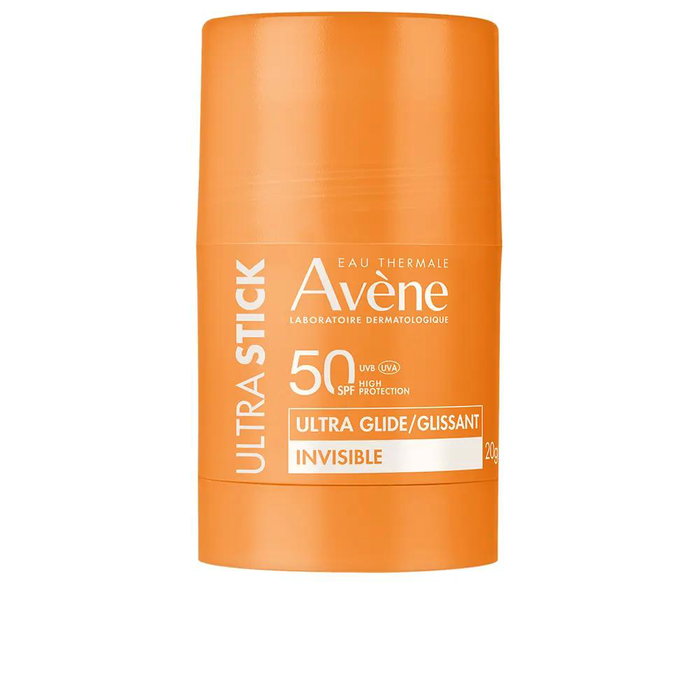 Avène Bâton solaire invisible haute protection SPF50+ 20 g - Résistant à l'eau, texture invisible, pour visage et corps, peau sensible Avène Bâton solaire invisible haute protection SPF50+ 20 g - Résistant à l'eau, texture invisible, pour visage et corps, peau sensible