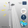 GROHE Vitalio Joy 110 Massage - Ensemble de douche 3 jets avec flexible lisse anti-torsion et barre 600 mm