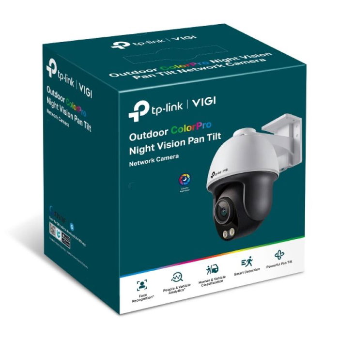TP-Link VIGI C540S Caméra IP extérieure avec objectif 4 mm, vidéosurveillance HD, vision nocturne