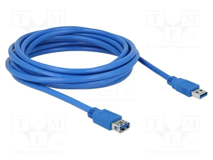 DELOCK Câble USB A vers USB A bleu 5m DELOCK Câble USB A vers USB A bleu 5m