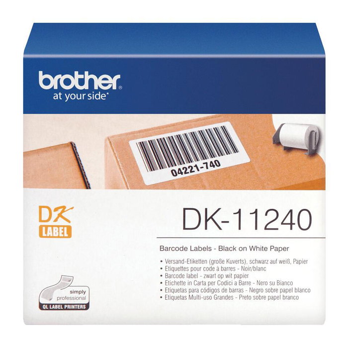 Brother DK-11240 Étiquettes d'expédition 102 x 51 mm, 600 pièces