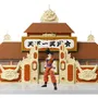 BANDAI - Dragon Ball Super - Diorama Arène Tenkaichi Budokai pour Figurines - 36790 - Arène Iconique Personnalisable avec Enseigne, Mur et Sol