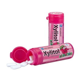 Miradent Xylitol Chicle Goût Fraise 30 Sticks