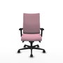 Piqueras Y Crespo Albacete Confidente - Chaise de bureau Rose avec mécanisme Synchro et accoudoirs 2D