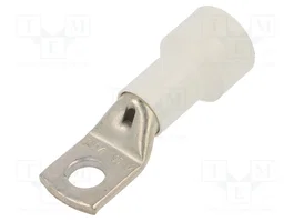 BM GROUP Connecteur à anneau tubulaire isolé M12 blanc