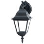 Brilliant Applique extérieure descendante NEWPORT Noir métal/verre E27 60W