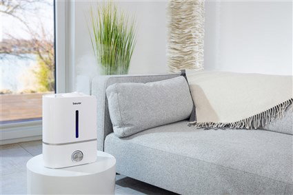 Beurer LB-45 Humidificateur d'air ultrasonique avec diffuseur d'huiles essentielles, pour pièces jusqu'à 30 m²