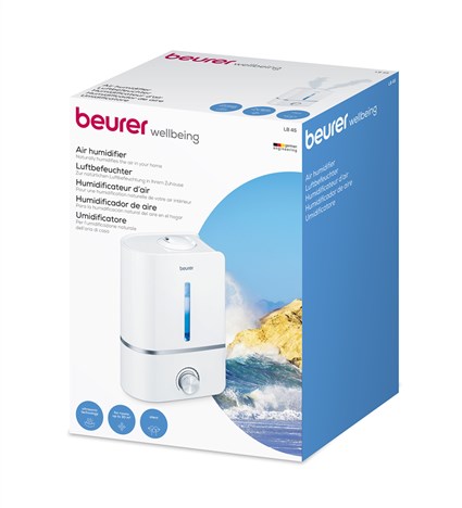 Beurer LB-45 Humidificateur d'air ultrasonique avec diffuseur d'huiles essentielles, pour pièces jusqu'à 30 m²